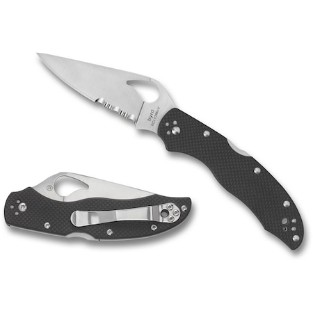 Spyderco 2024 Spyderco Harrier 2 G-10 Black Combo SPY-BY01GPS2